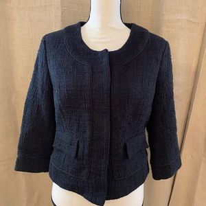 Black Tweed Jacket - Banana Republic - size 8